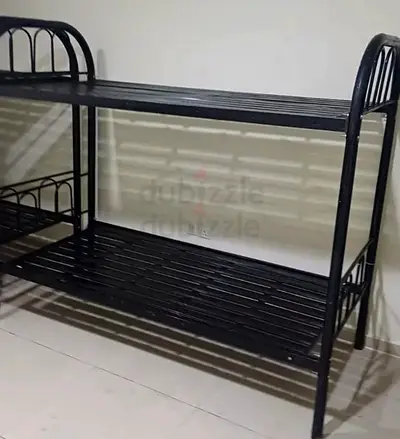 Iron Bunk bed black color for Sale