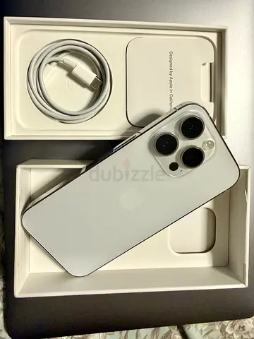 Apple iPhone 14 Pro (White) with Box - Excellent Condition
