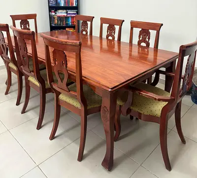 Dining table with chairs