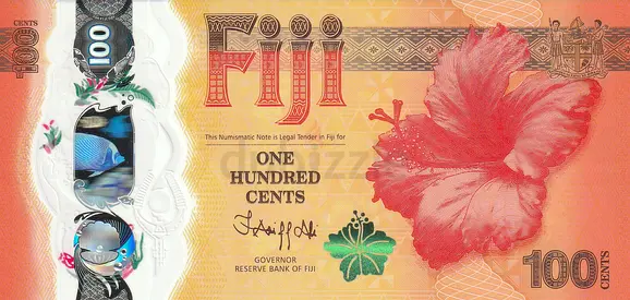 FIJI 100 CENTS COMMEMORATIVE BANKNOTE 2023