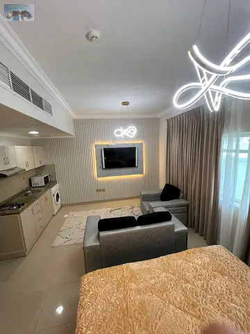 Furnished studio apartment for monthly rent in Al Nuaimiya 1 Ajman Prime location with easy access