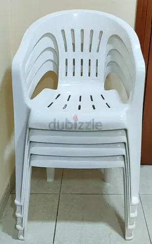 Garden Plastic 5 chairs for outdoor