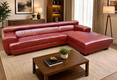 L Shape Leather Sofa