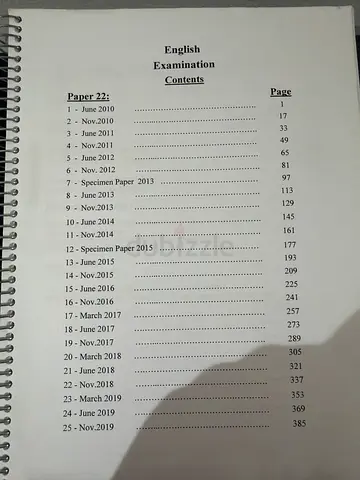 English as a second language paper 2 O level IGCSE Cambridge extended past year questions