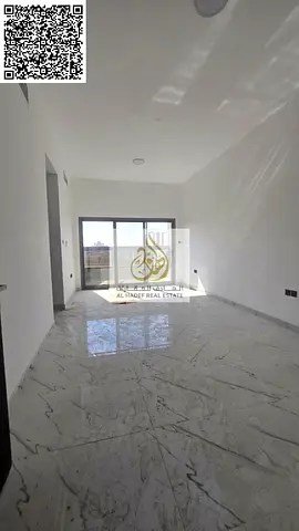 One-bedroom apartment with a living room, two bathrooms, and a balcony with built-in wardrobes | First occupancy | Very spacious with high-end finishe