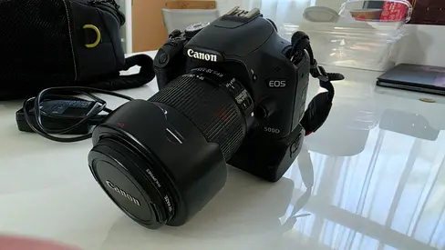 Canon EOS 500D with EF-S 18-135mm Lens - Good Condition, Ready to Use