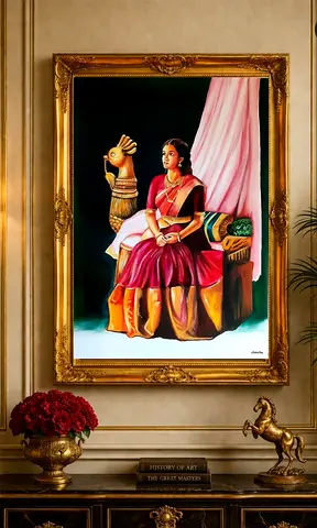 Royal oil painting