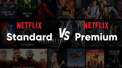 Netflix account — Standard vs Premium (Shared streaming account)
