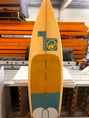 RRD Maquina-K surfboard with a bamboo and poly/PU construction