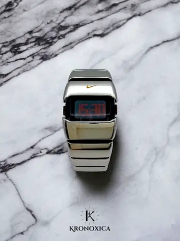 Nike stainless steel digital bracelet watch