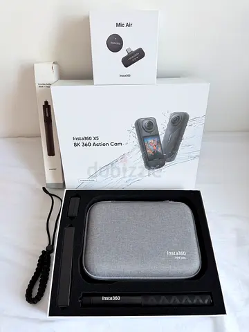 Insta360 X5 Combo + Mic Air + Accessories Kit (Like New) - Vlogging Combo