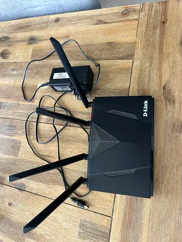 D-Link AC Wi-Fi Router with Power Adapter and 4 External Antennas