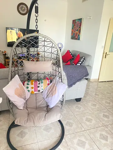 Hanging Egg Chair with Cushions - Good Condition