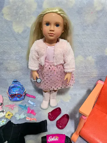 Our generation dolls with lots of original accessories