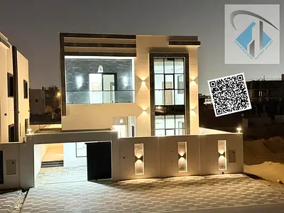 فيلا للإيجار بالزاهية عجمان 5 غرف وصالة ومجلس وغرفة خادمة، تشطيبات فاخرة، باركن مغطى