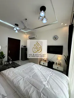 🔥 First-time occupancy studio in Al-Muwayhat 2 ✅ ✅ With a balcony and separate kitchen 🙏