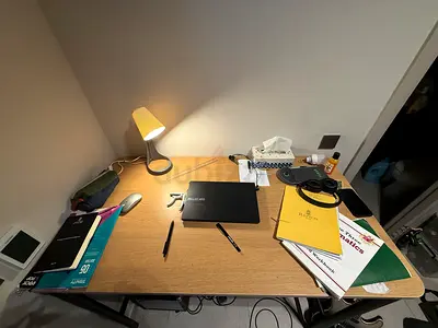 Large Wooden Desk/ high bar table- Compact Home Office Table