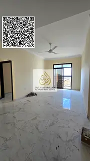For rent in Ajman, first occupancy, in Al Jurf 3 on Sheikh Mohammed Bin Zayed Road: two bedrooms, a