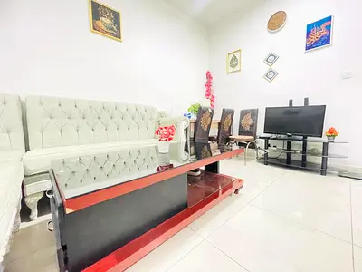 Furnished/2BHK with Balcony Apartment /Splite A.C/Central Gas/Just 3500/_AED Monthly in Abu-Shagra