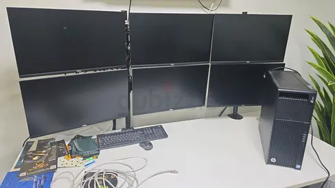 Traders PC 8 monitors available for sale