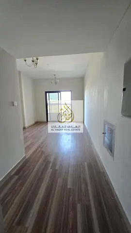 Two bedrooms and a large living room, two bathrooms with a balcony, master bedroom, close to Mohammed Bin Zayed Road.