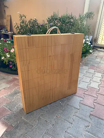 Foldable wooden outdoor picnic table