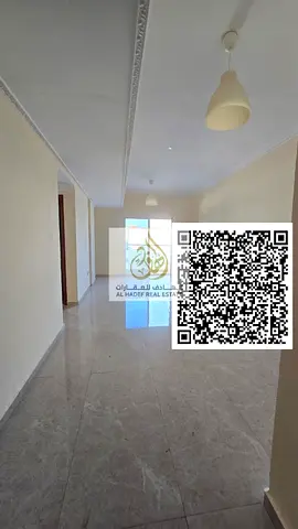 شقة للإيجار في المويهات 1 – شارع التلة، غرفة وصالة + 2 حمام وبلكونة، تاني ساكن، قريب من شارع الشيخ عمار والشروق مول. الإيجار 35,000 درهم على 4 دفعات،