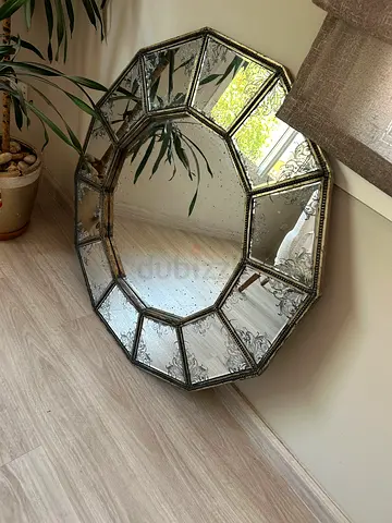 Large Vintage Venetian Style Decorative Wall Mirror (Octagonal)
