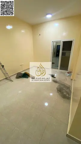 One-bedroom apartment with living room, two bathrooms, and a balcony in a prime location in Ajman, Al Jurf 2, at the lowest prices, close to Al Aqsa S