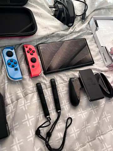 (Negotiable) Nintendo Switch OLED Like New – Used 1 Day – Full Box + Accessories