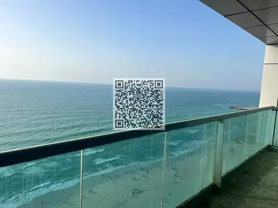 MOST SPACIOUS 3BHK+MAIDSROOM DUPLEX APARTMENT SEA VIEW WITH 2 BALCONIES AVAILABLE FOR RENTIN AJMAN CORNICHE RESIDENCE