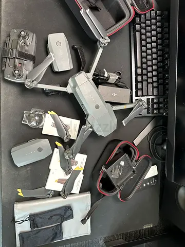 DJI Mavic Pro drone with extra batteries, props and accessories - used