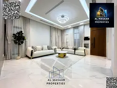 Villa for sale next to the mosque and near Sheikh Mohammed Bin Zayed Road, excellent finishing at an