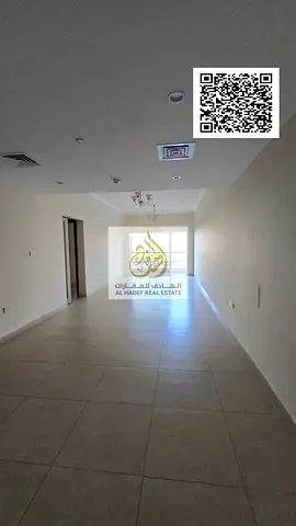 شقة غرفة وصالة بمساحة مميزة + 2 حمام + بلكونة + غرفة غسيل + خزائن حائط | موقع حيوي أمام محطة الباص وقريبة من متحف عجمان  تكييف مجاني + شهر مجاني + غاز