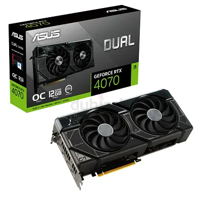 ASUS Dual GeForce RTX 4070 OC 12GB Graphics Card - Like New (Minor cosmetic damage) NO BOX