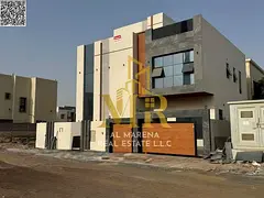 Freehold villa in one of Ajman's most prestigious areas, on a main street, with registration fee
