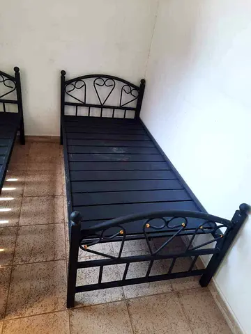 Single Black Metal Bed Frame - Sturdy, Good Condition