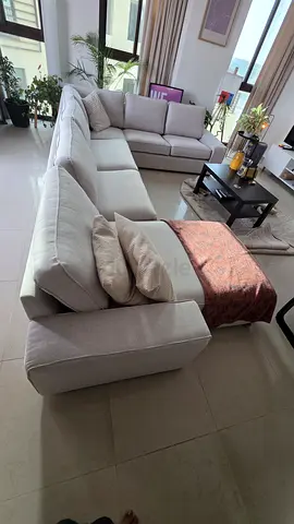 Ikea kivik ushape sofa beige