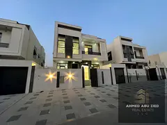 Spacious annual rental villa in Al Bahia, prime location near services, China Mall and MBZ Road, ide