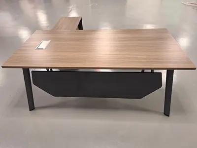 L shape manager desk 180x85 cm