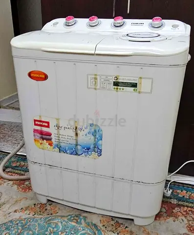 Semi Automatic washing machine and dryer model Nikai 16kg غسالة نصف اتوماتيك موديل نيكاي ١٦ كيلو