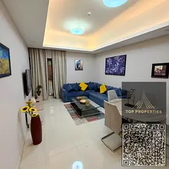 For monthly rent – ​​the most luxurious and elegant one-bedroom apartment in Gulf Tower – Aj