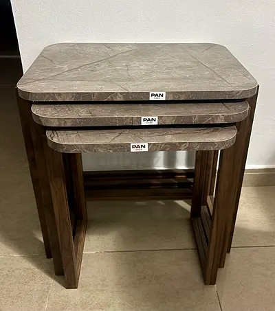 Nesting Coffee Table Set Pan Home