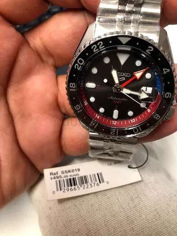 Seiko SSK019J. Automatic GMT Stainless Steel Watch - New with Tags Japan Made  USA exclusive version