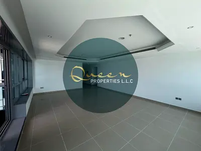2 Bedroom Apartment for Rent in Corniche Tower Ajman | Parking Included | Partial Sea View