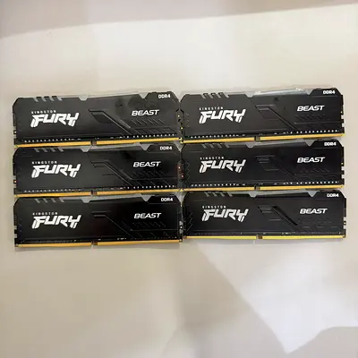 Kingston Fury Beast 16GB DDR4 3200MHz Single Stick RAM KF432C16BB Gaming Memory