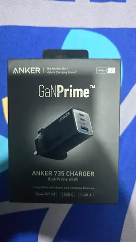 ANKER GAN PRIME 65W LAPTOP MOBILE CHARGER