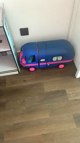 Little Kids Play Camper Van / Toy RV - Blue  Pink