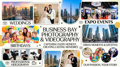 🌟 Professional Photography  Videography Solutions | Business Bay, Dubai | Capture. Create. Impress