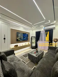 Furnished two-bedroom apartment for rent in Ajman, Al Rawda 3. Clean and tidy furnishings. Includes